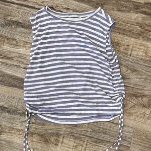 Purple Stripe Top
